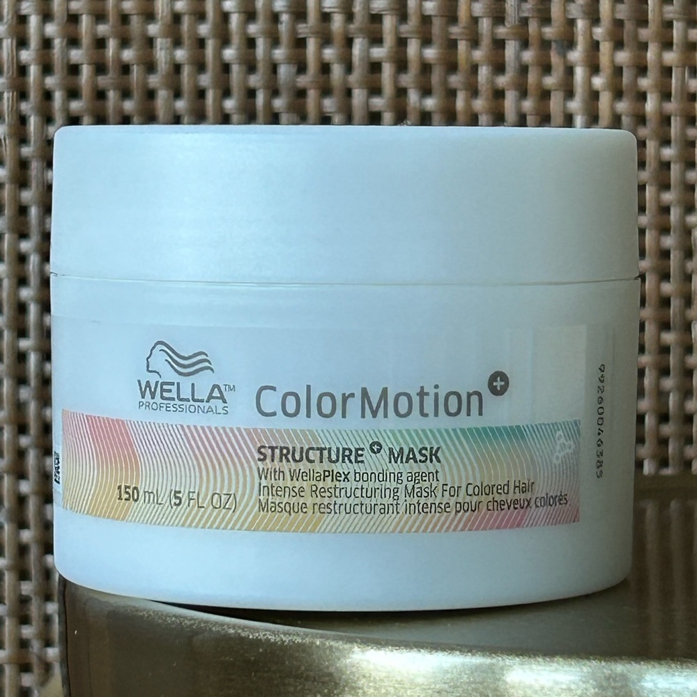 Wella Color Motion Structure Mask 5oz WellaPlex Bonding for colored hair. New